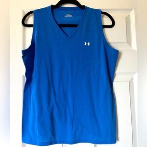 Women’s, Large Under Armour sleeveless tank in good used condition